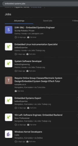 Embedded Systems internship jobs in Bahla