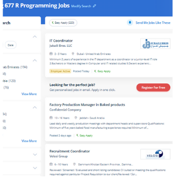 R Programming internship jobs in Oman