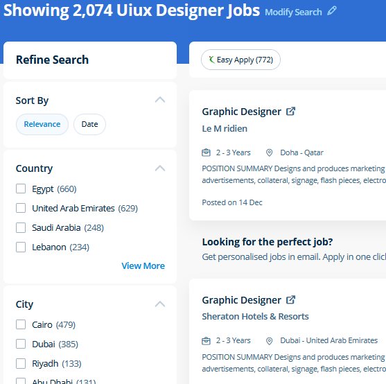 UI/UX Design internship jobs in Oman